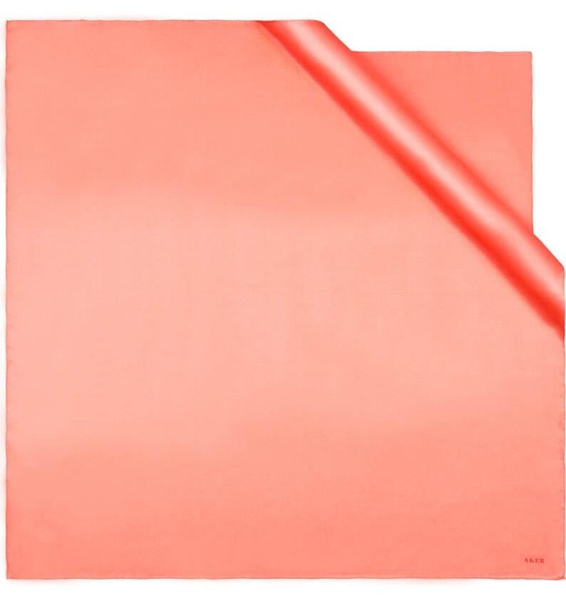 Aker İpek Krep Saten Düz Eşarp 6052701-341