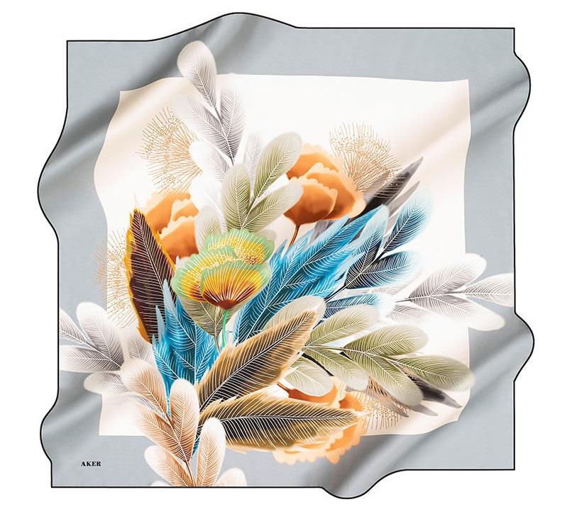 Aker İpek Krep Saten Eşarp 8516701-311