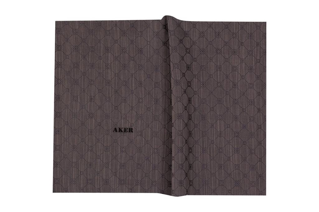 Aker Logolu İpek Koton Jakar Eşarp 7071798-974