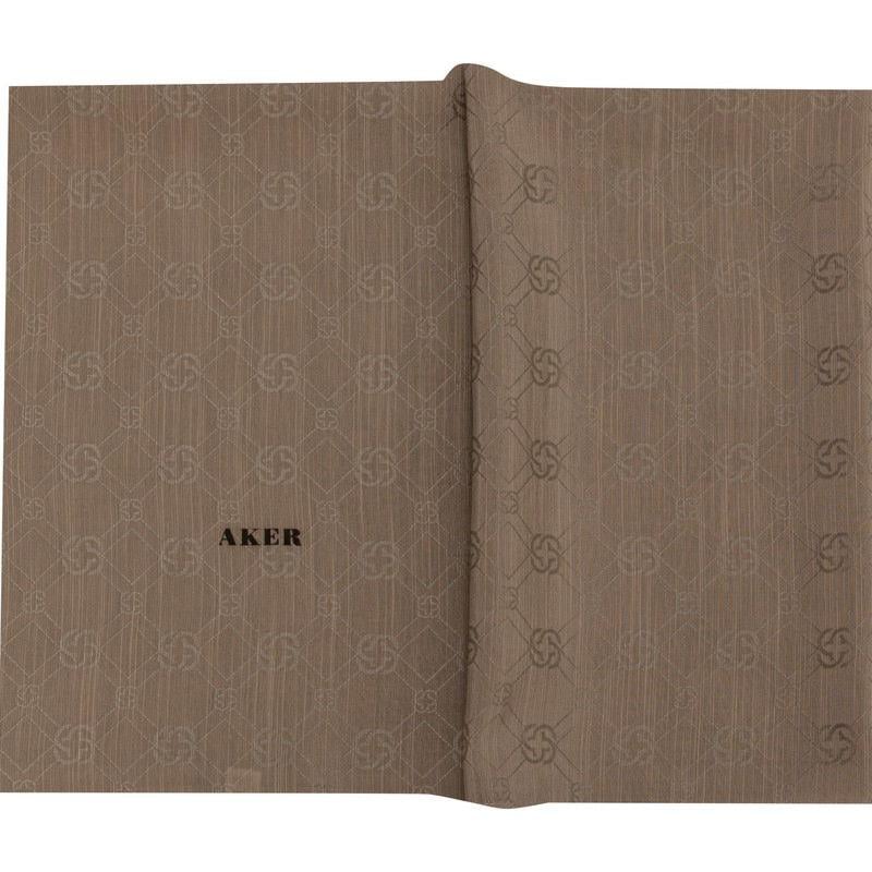Aker Logolu İpek Koton Jakar Şal 8935977-933