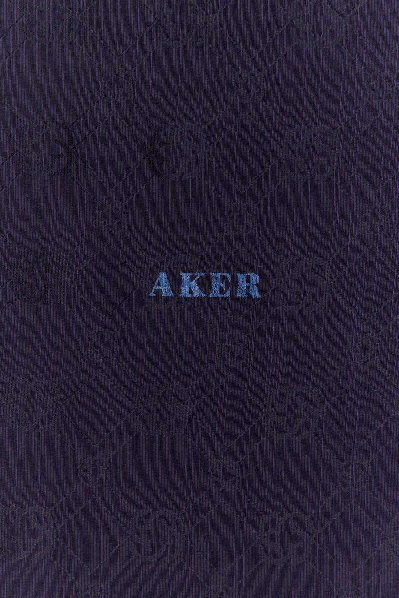 Aker Logolu İpek Koton Jakar Şal 8935977-921