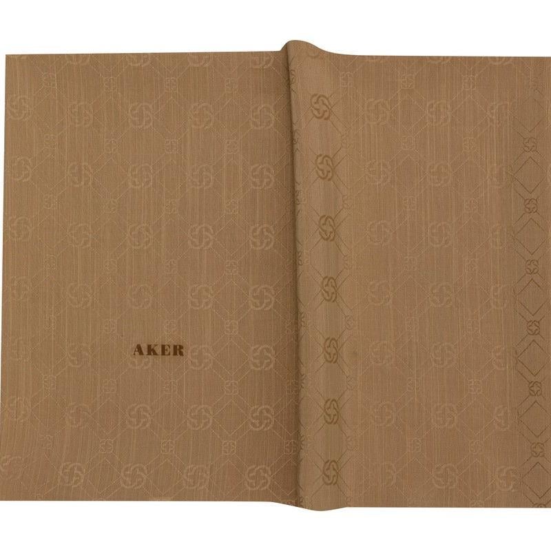 Aker Logolu İpek Koton Jakar Şal 8935977-932
