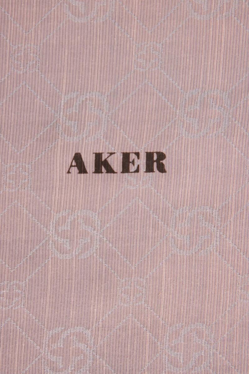 Aker Logolu İpek Koton Jakar Şal 8935977-971