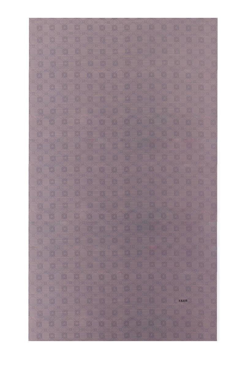 Aker Logolu İpek Koton Jakar Şal 8935977-974