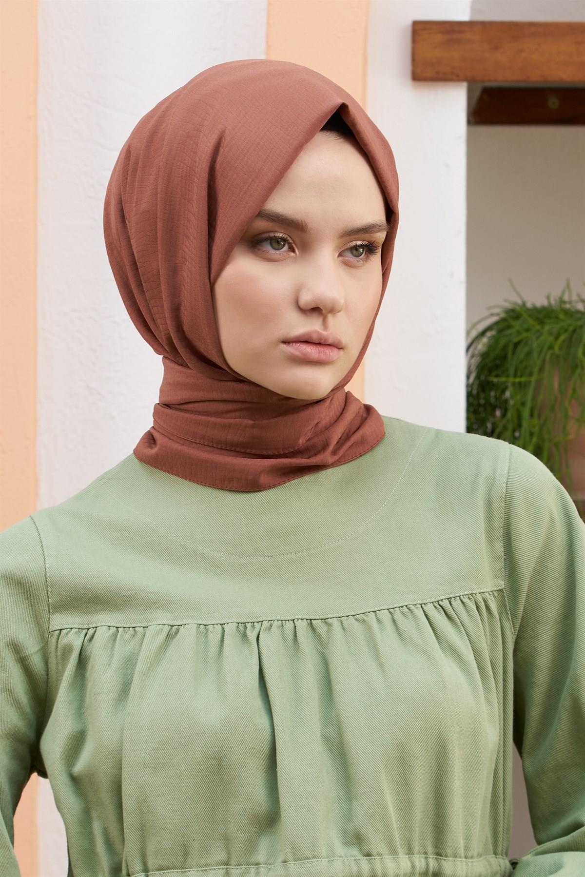Alisa Şal 2054-Açık Kahve