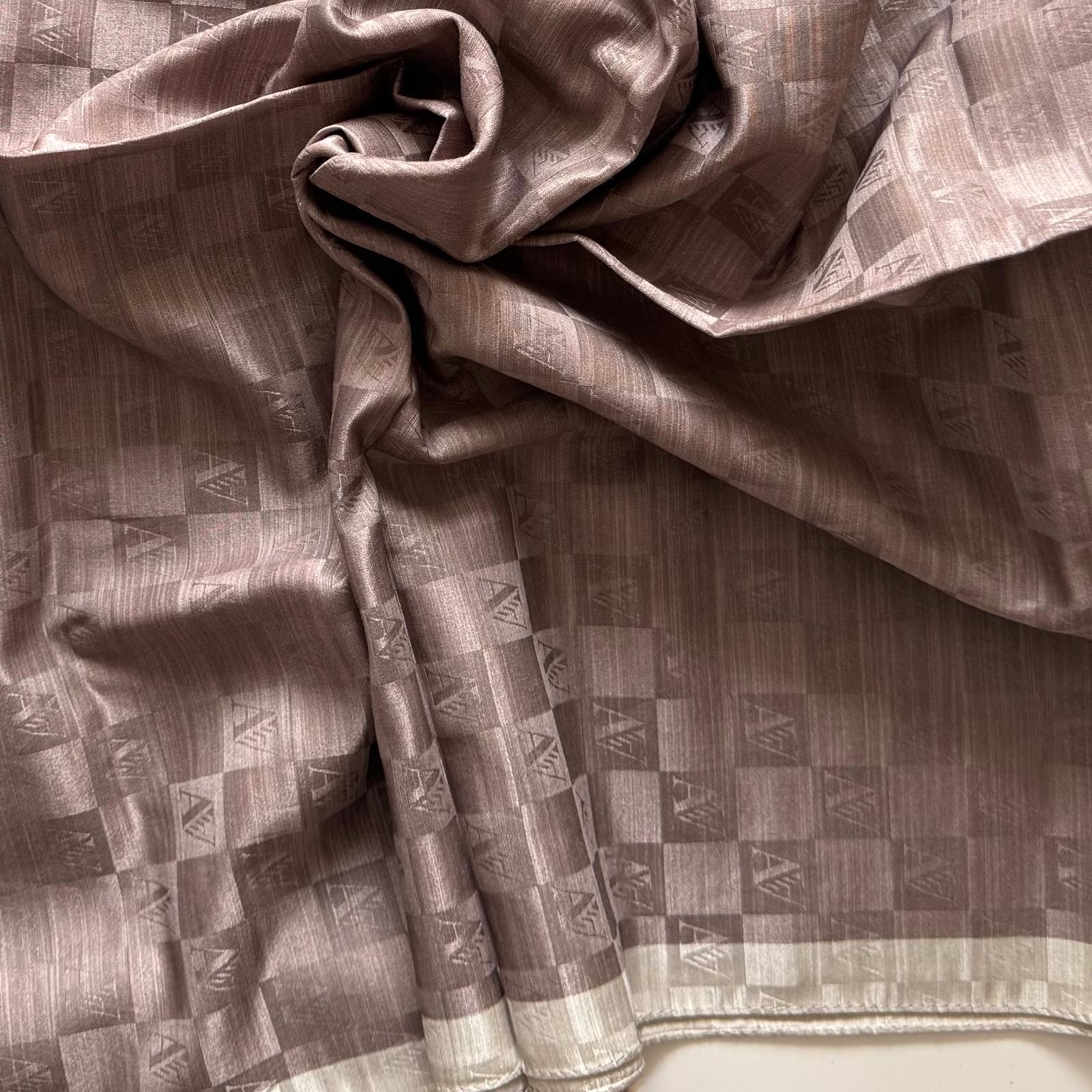 Armanda Dama Monogram Şal 3370-Bej Vizon