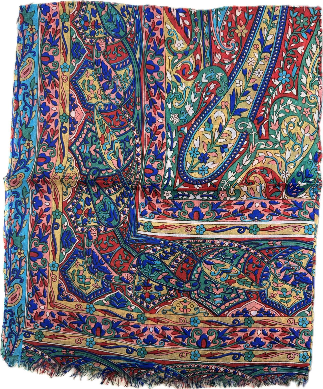 Armanda Etro Desen Şal 11092024-Model 01