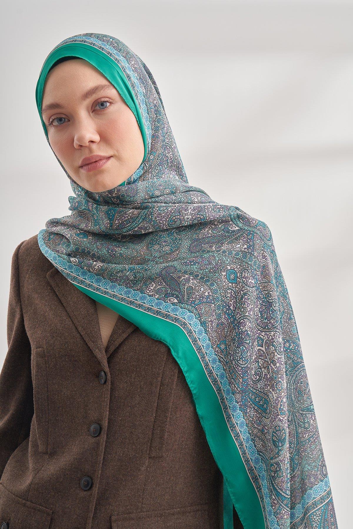Armanda Etro Etnik Desen Şal 6036-Benetton
