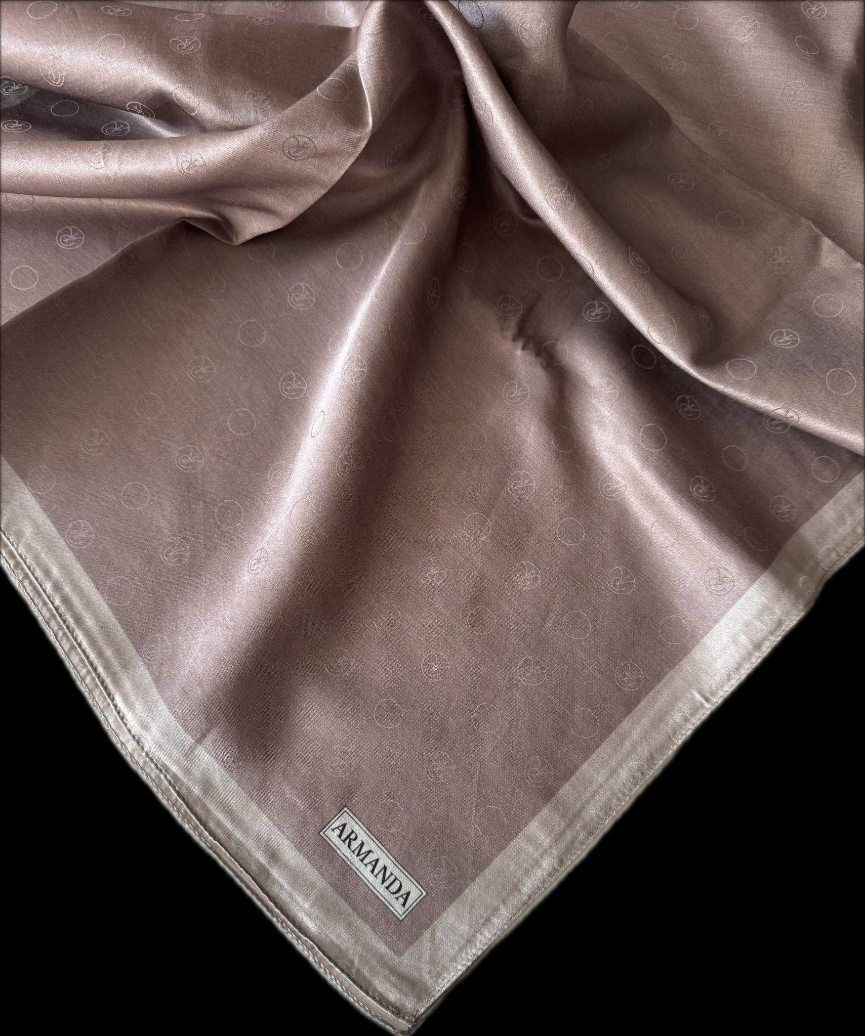 Armanda Hologram Şal 3371-Vizon