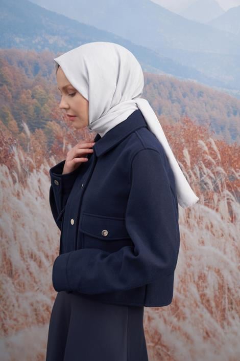 Armanda Monogram Desen Şal 3098-Gümüş