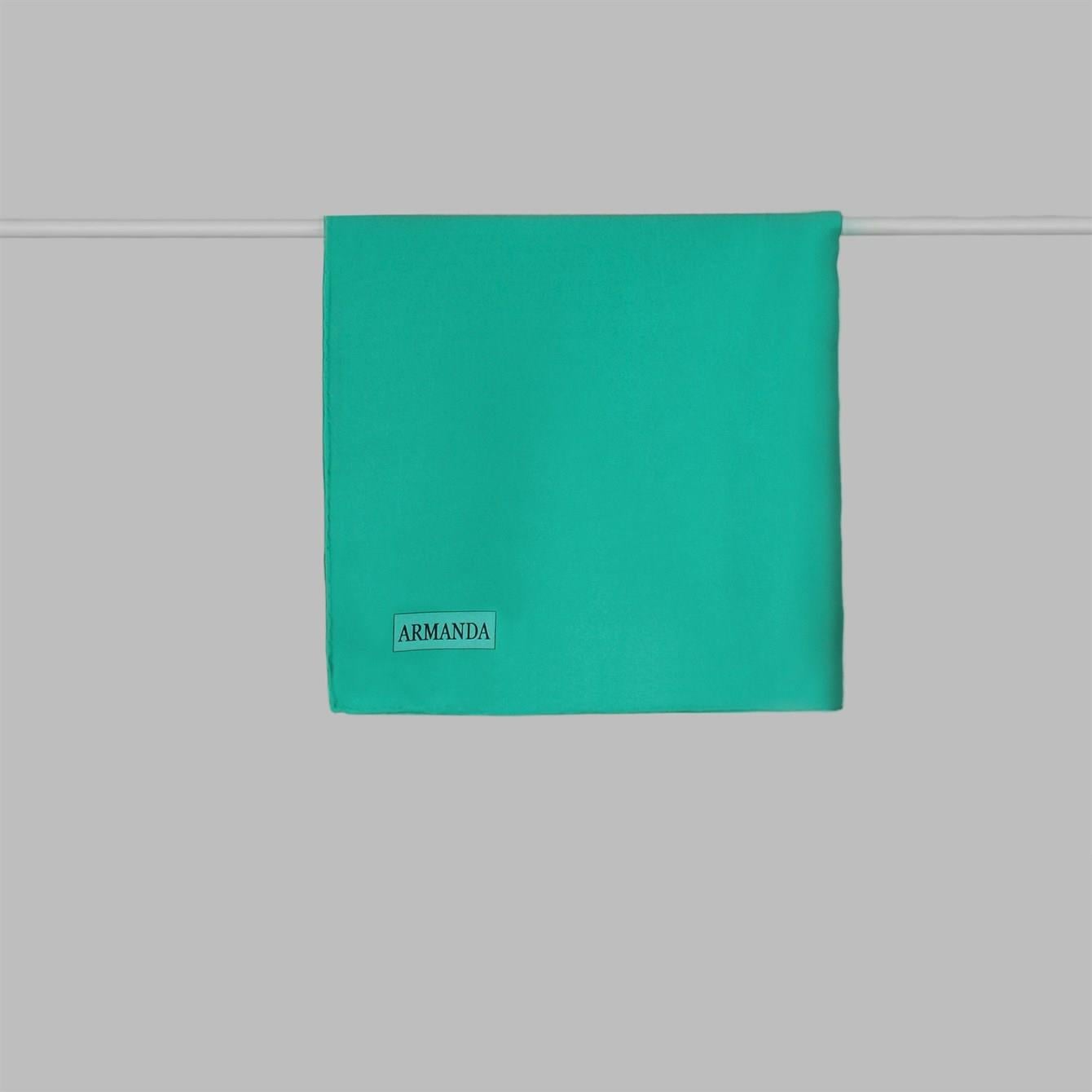 Armanda Tivil İpek Eşarp 4445-Mint Yeşili