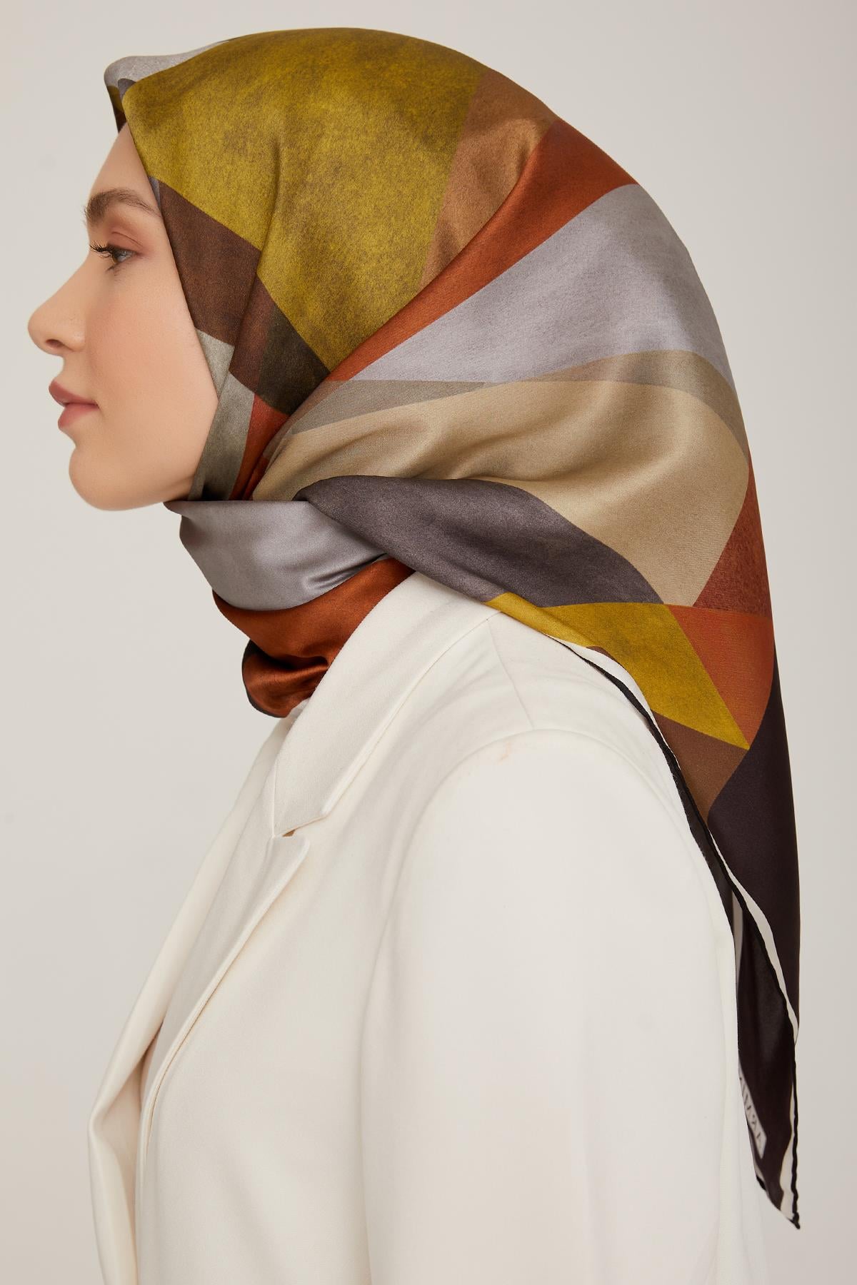 Armine İpek Saten Eşarp 8807D-33