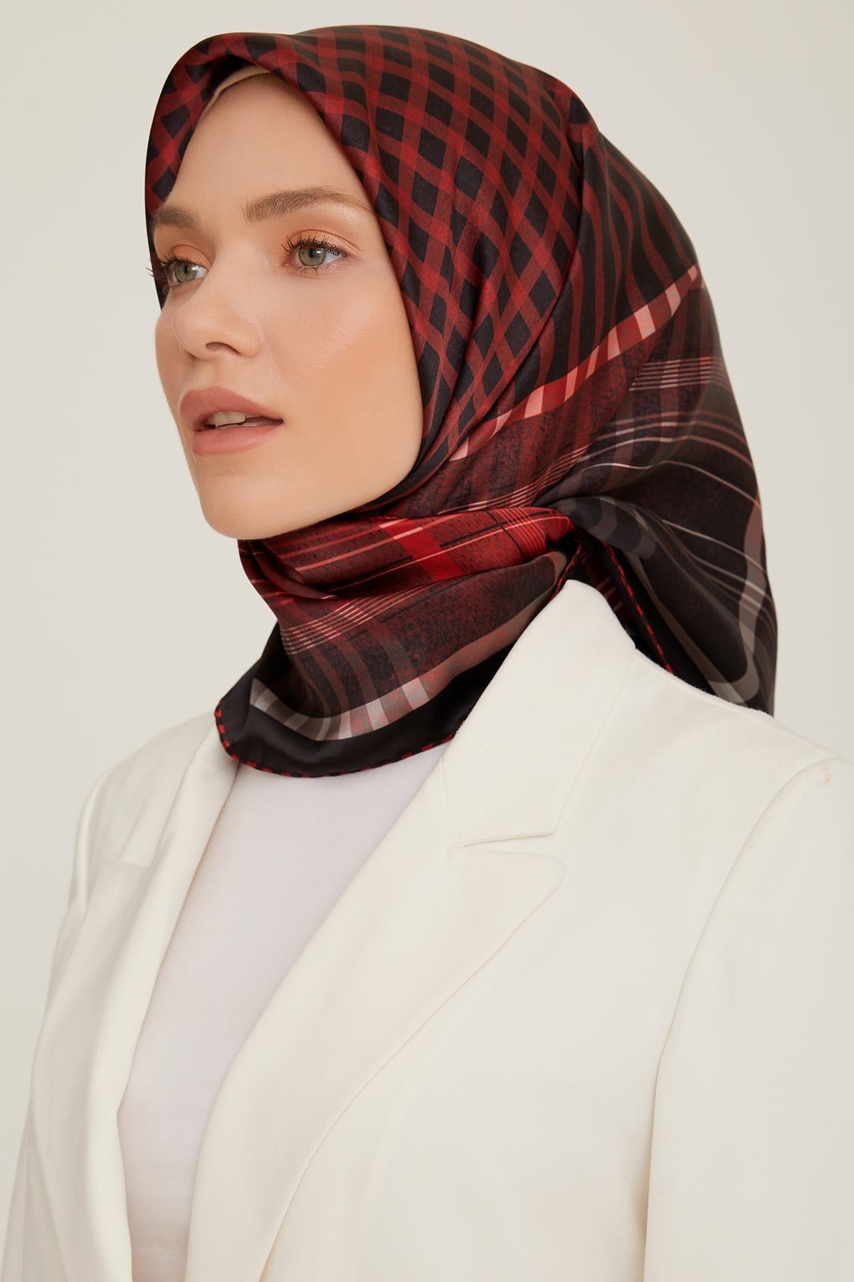 Armine İpek Saten Eşarp 8824D-01