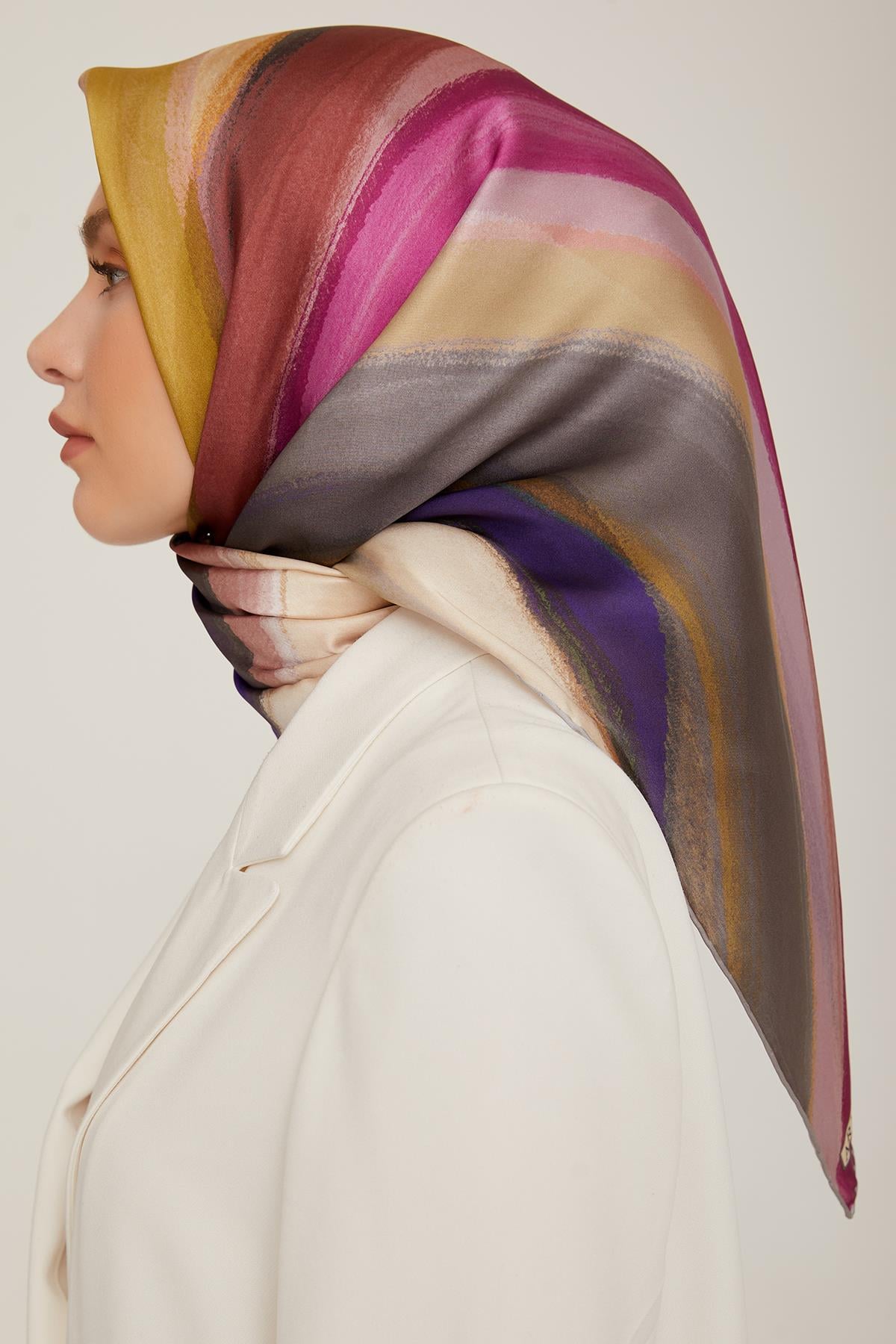 Armine İpek Saten Eşarp 8826D-34
