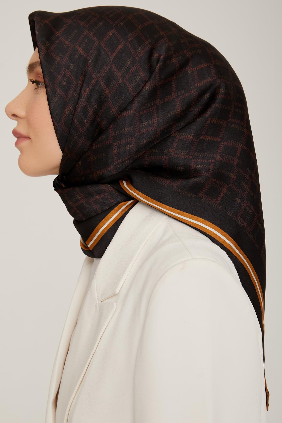 Armine İpek Saten Eşarp 8832D-39