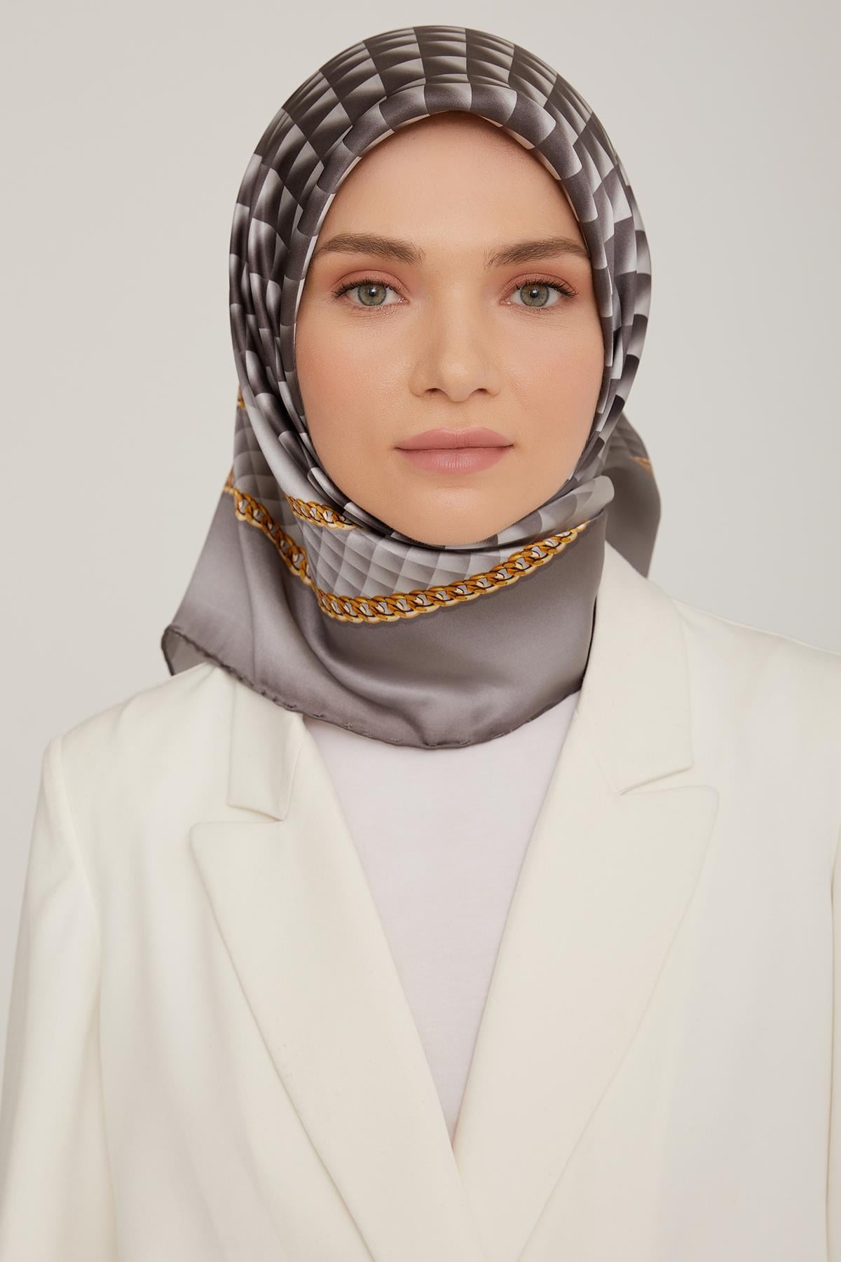 Armine İpek Saten Eşarp 8834D-34