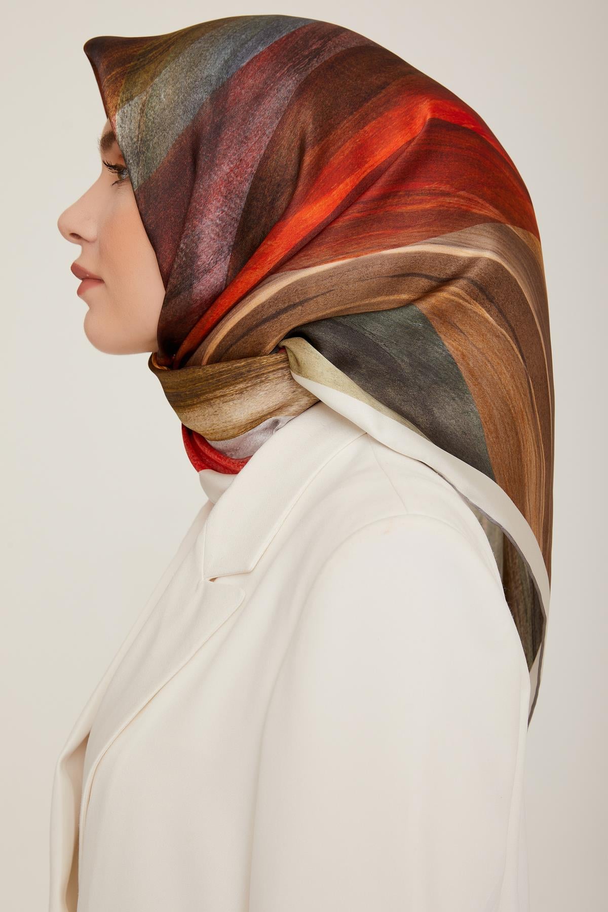 Armine İpek Saten Eşarp 8835D-35