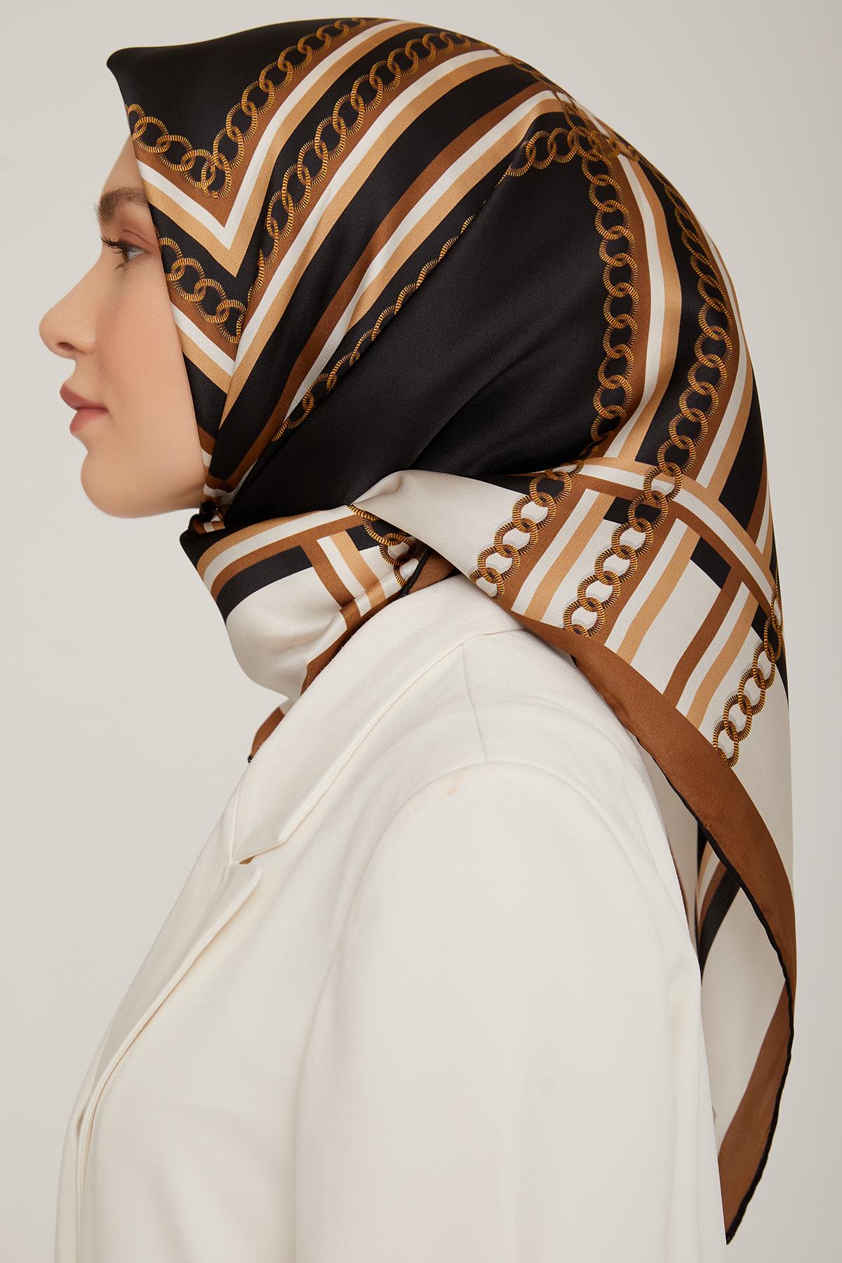 Armine İpek Saten Eşarp 8845D-02
