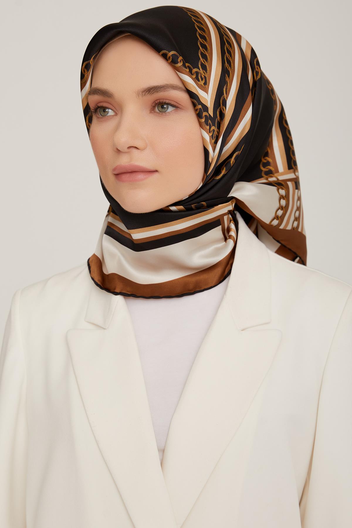 Armine İpek Saten Eşarp 8845D-02
