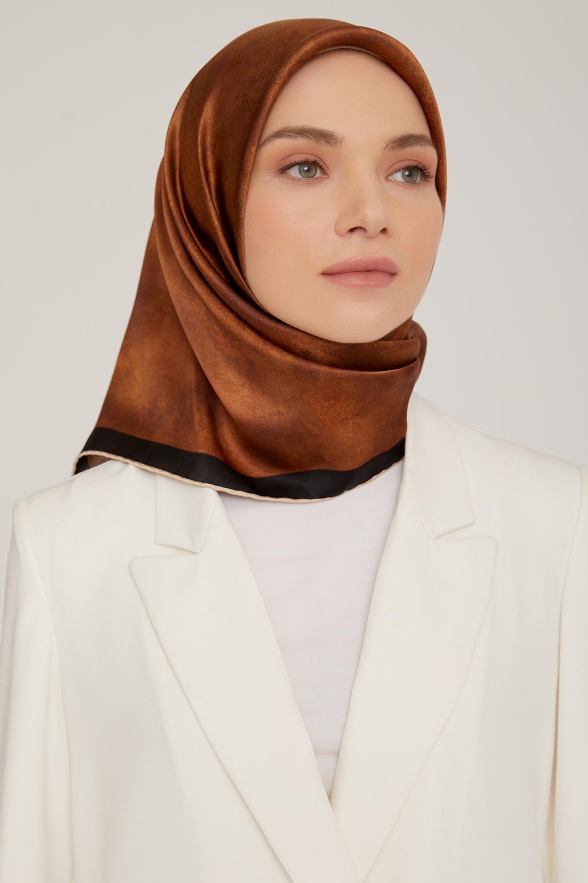 Armine İpek Saten Eşarp 8849D-34