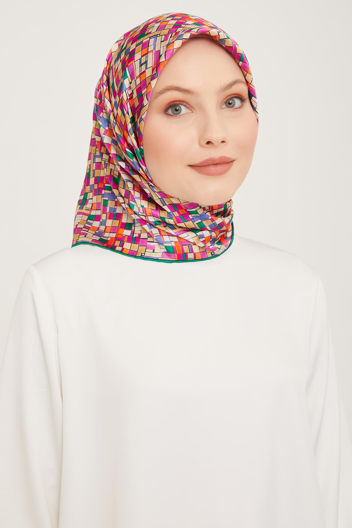 Armine İpek Saten (Sura) Eşarp 9004D E23KA9004D01-38