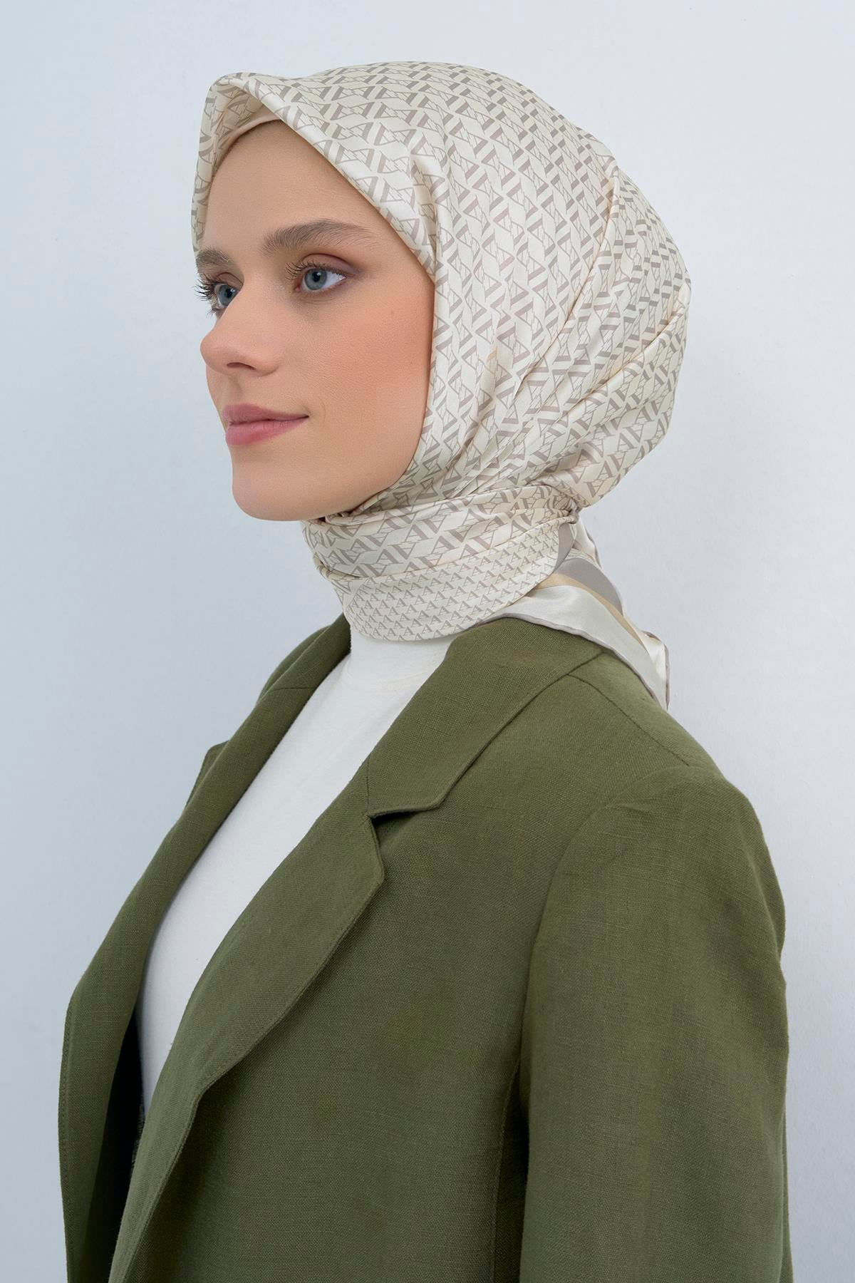 Armine Saten İpek Eşarp 9502D E26YA9502D01-80