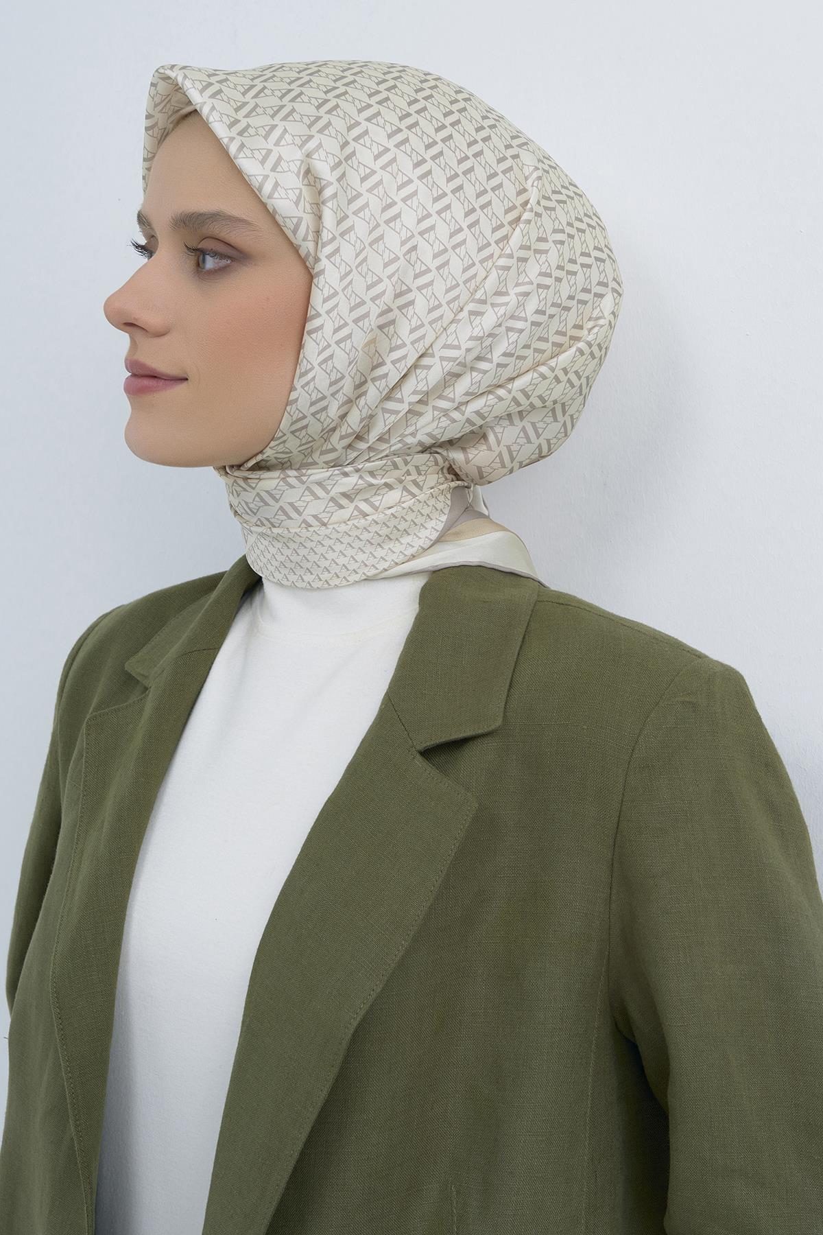 Armine Saten İpek Eşarp 9502D E26YA9502D01-80