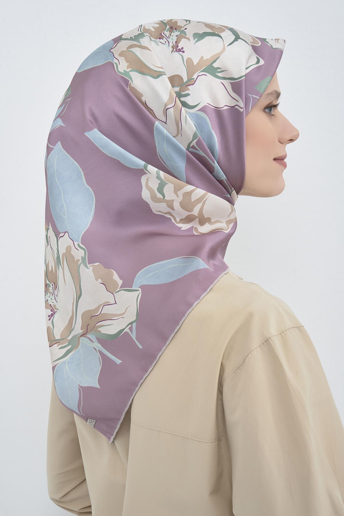 Armine Saten İpek Eşarp 9509D E26YA9509D01-82