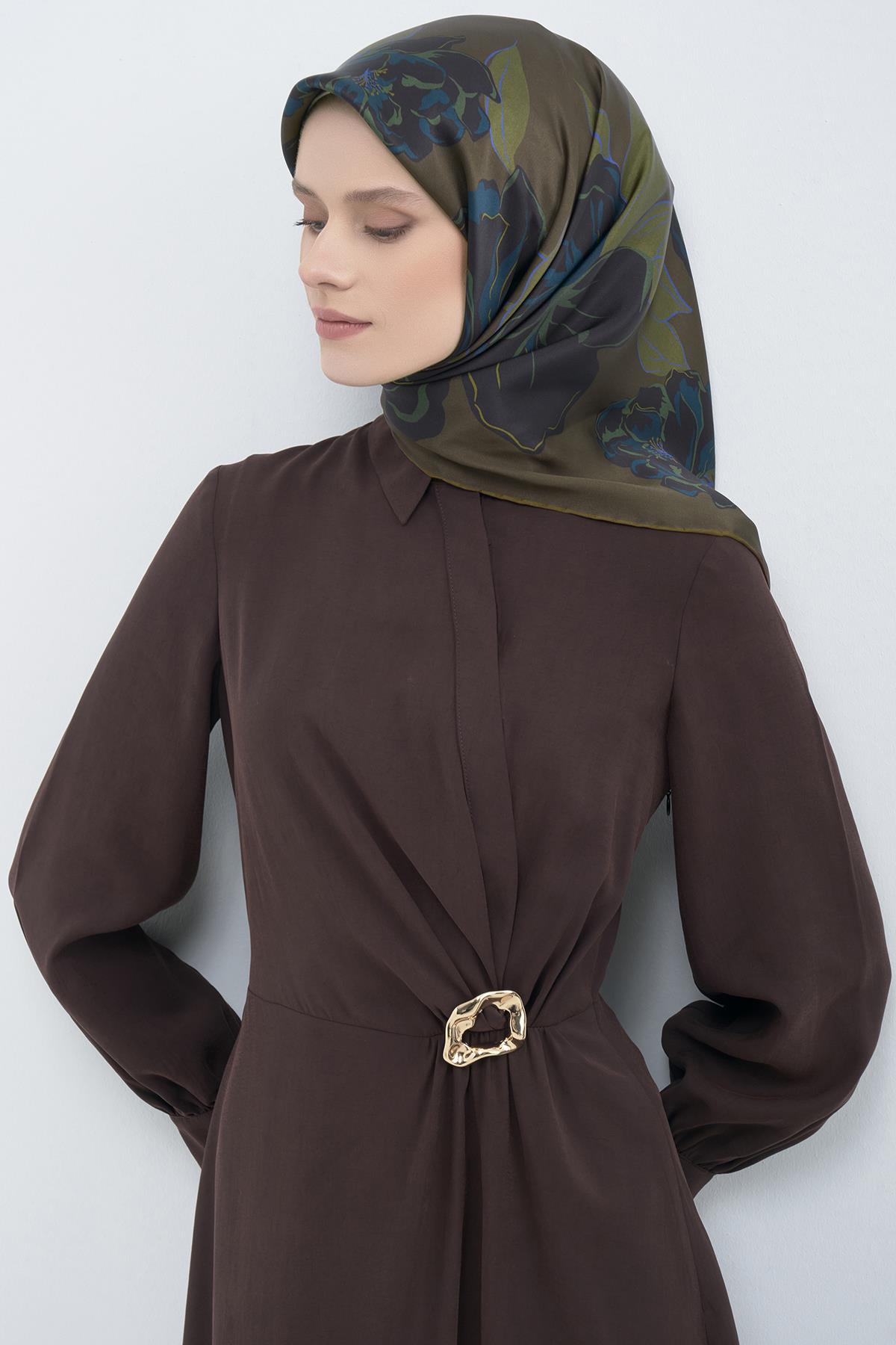 Armine Saten İpek Eşarp 9509D E26YA9509D01-56