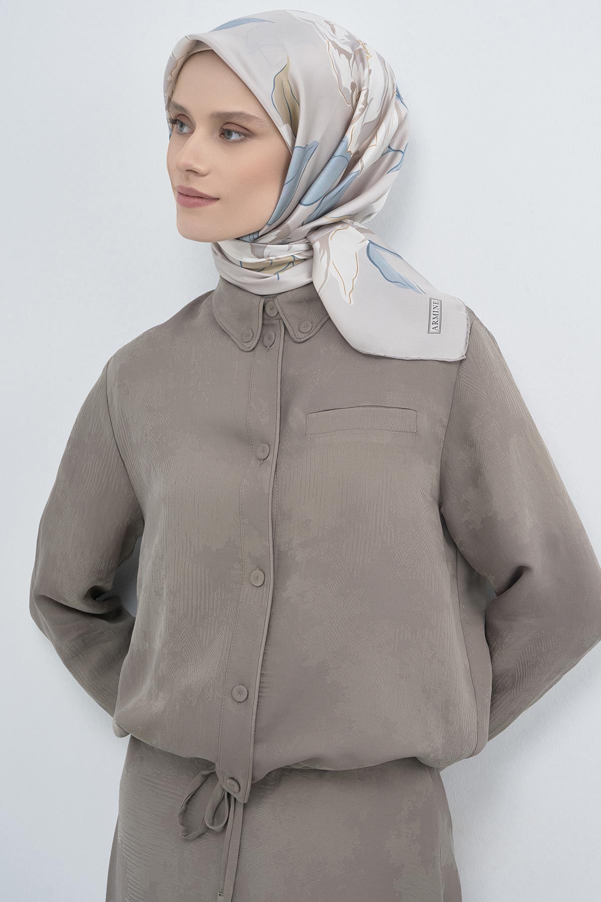 Armine Saten İpek Eşarp 9509D E26YA9509D01-05