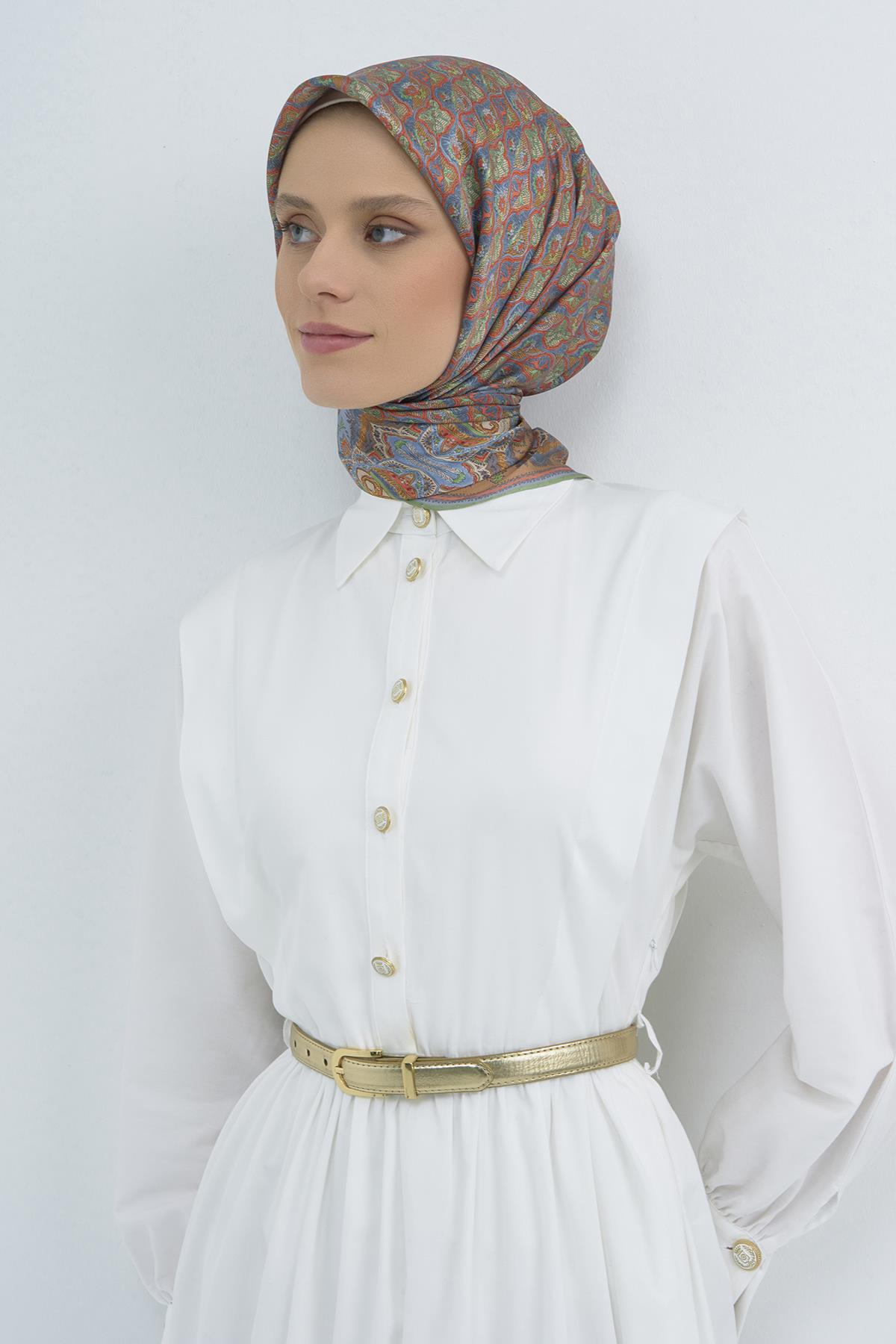 Armine Saten İpek Eşarp 9518D E26YA9518D01-83