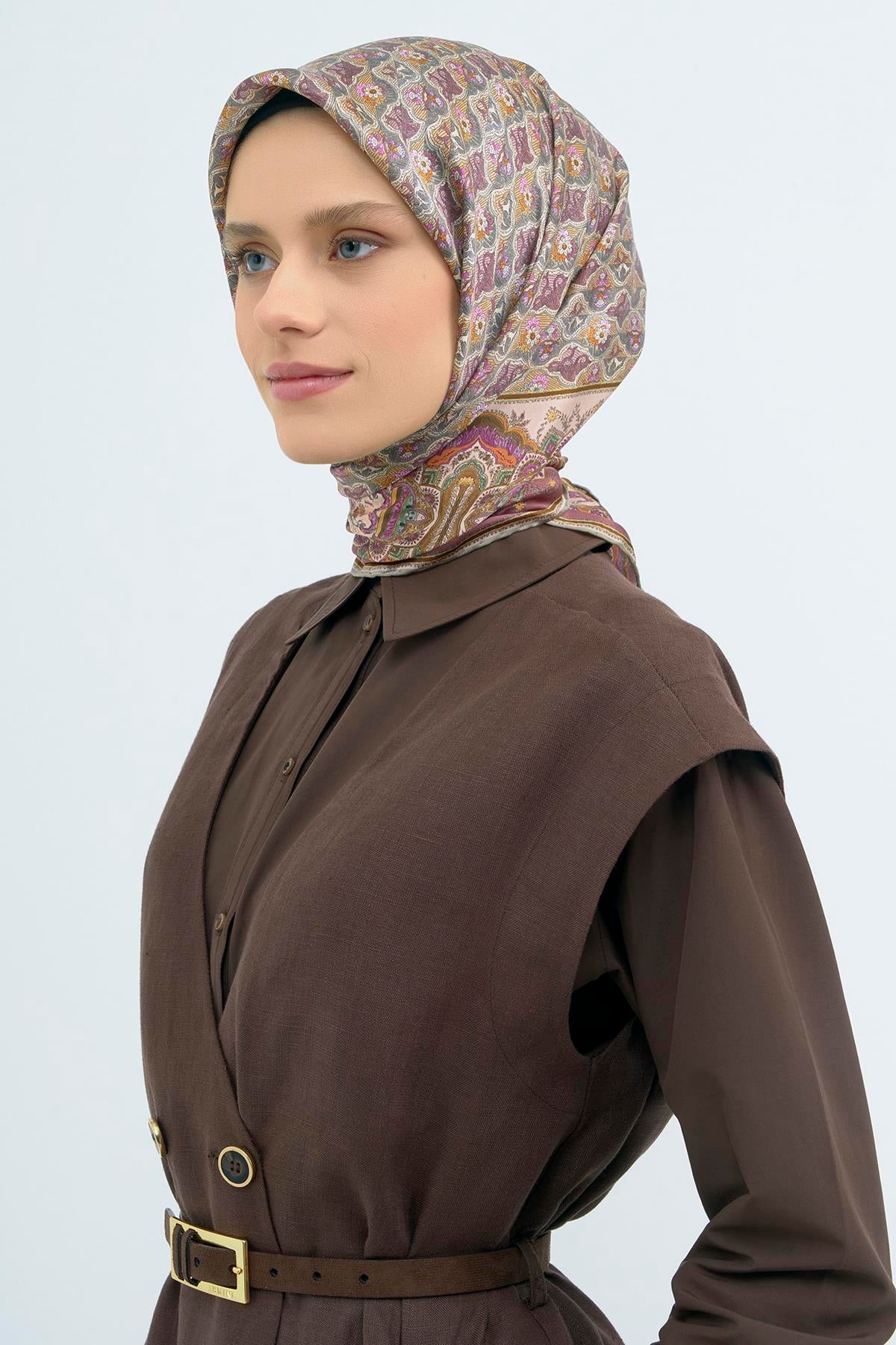 Armine Saten İpek Eşarp 9518D E26YA9518D01-32