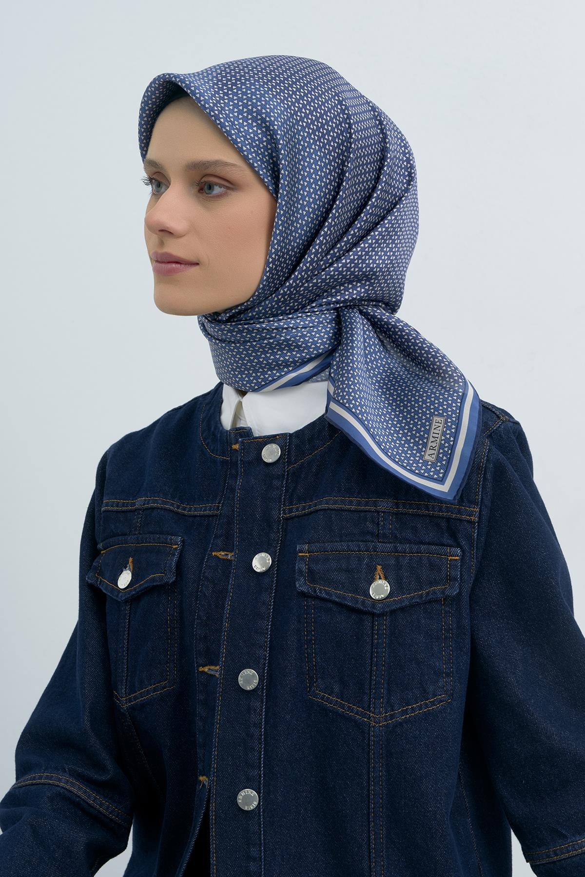 Armine Saten İpek Eşarp 9528D E26YA9528D01-80
