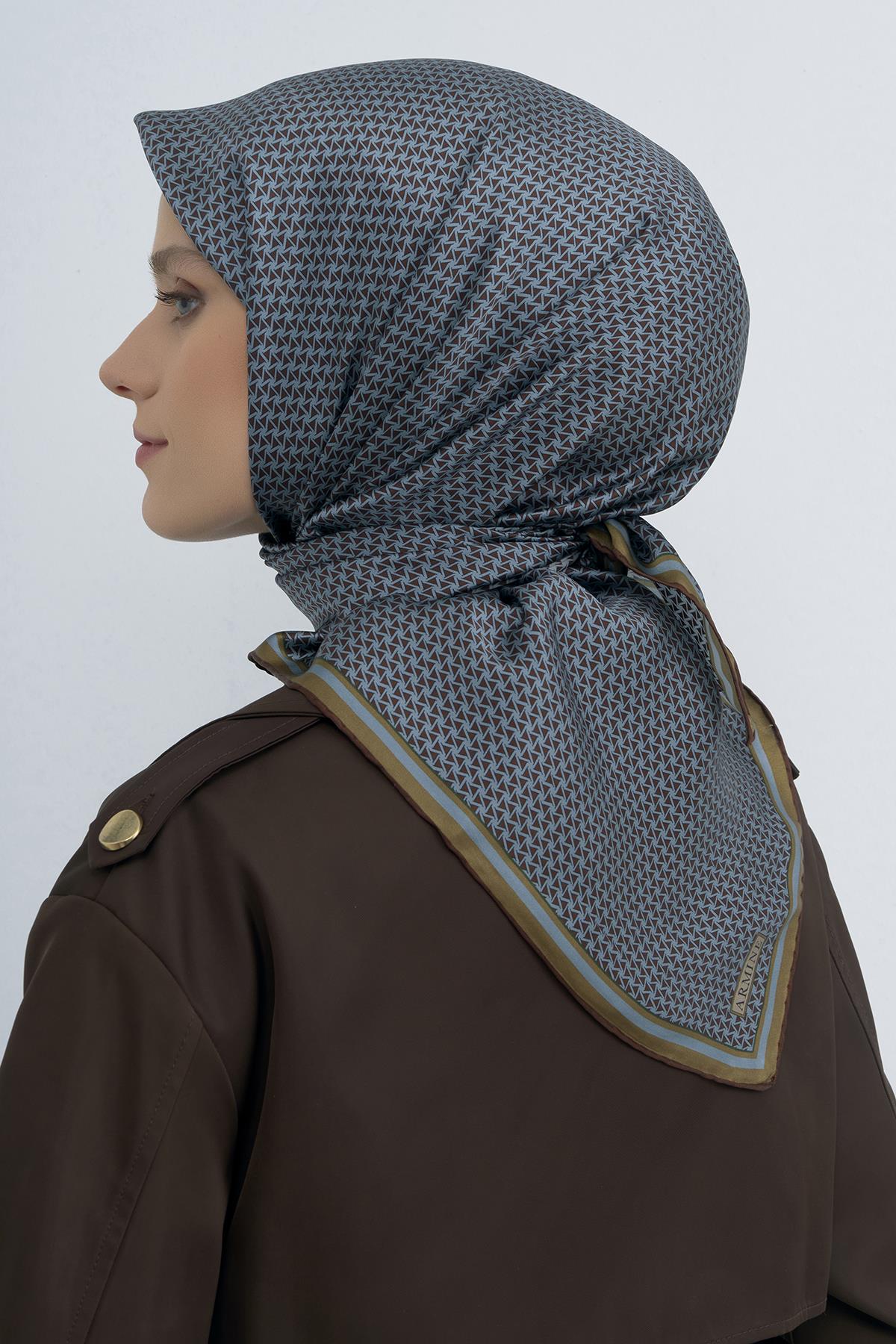 Armine Saten İpek Eşarp 9528D E26YA9528D01-85