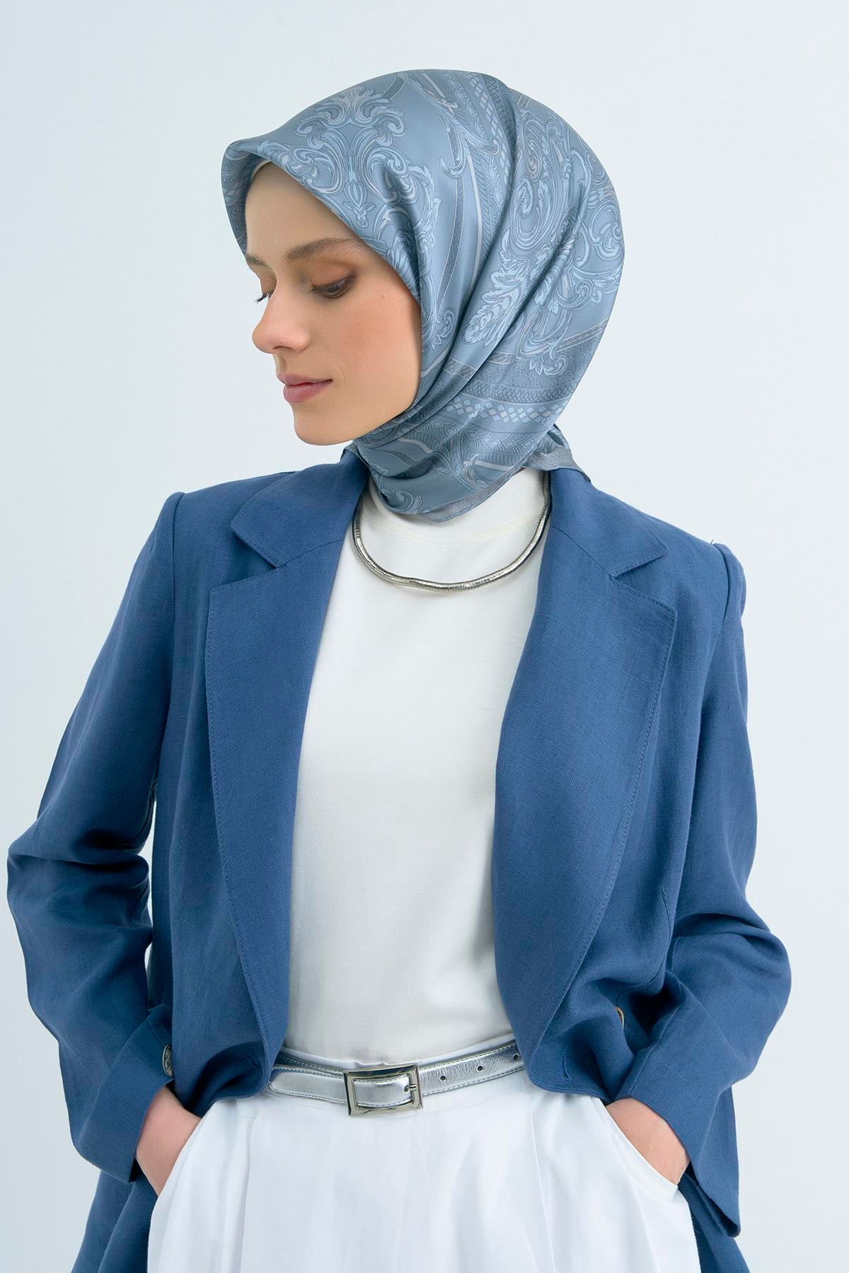 Armine Saten İpek Eşarp 9537D E26YA9537D01-03