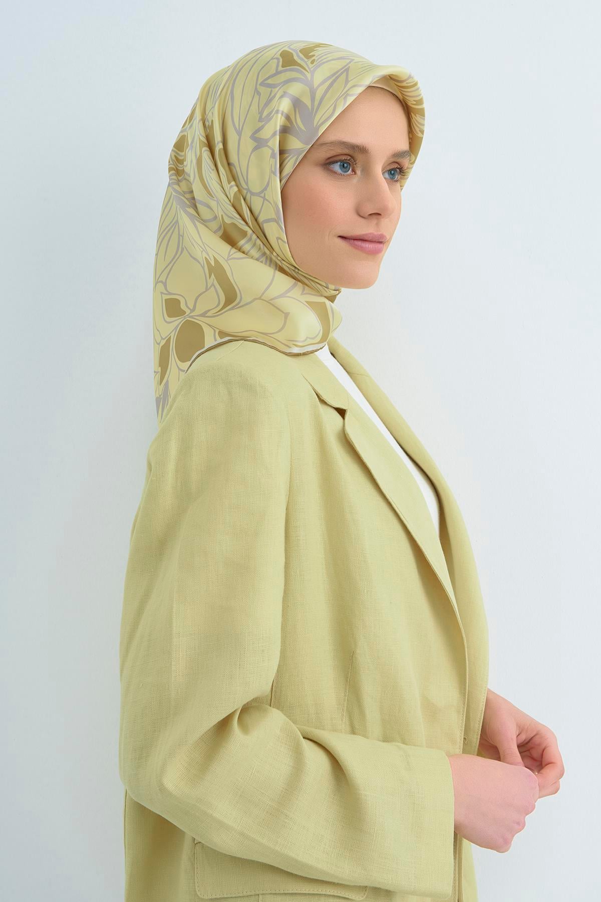 Armine Saten İpek Eşarp 9539D E26YA9539D01-34