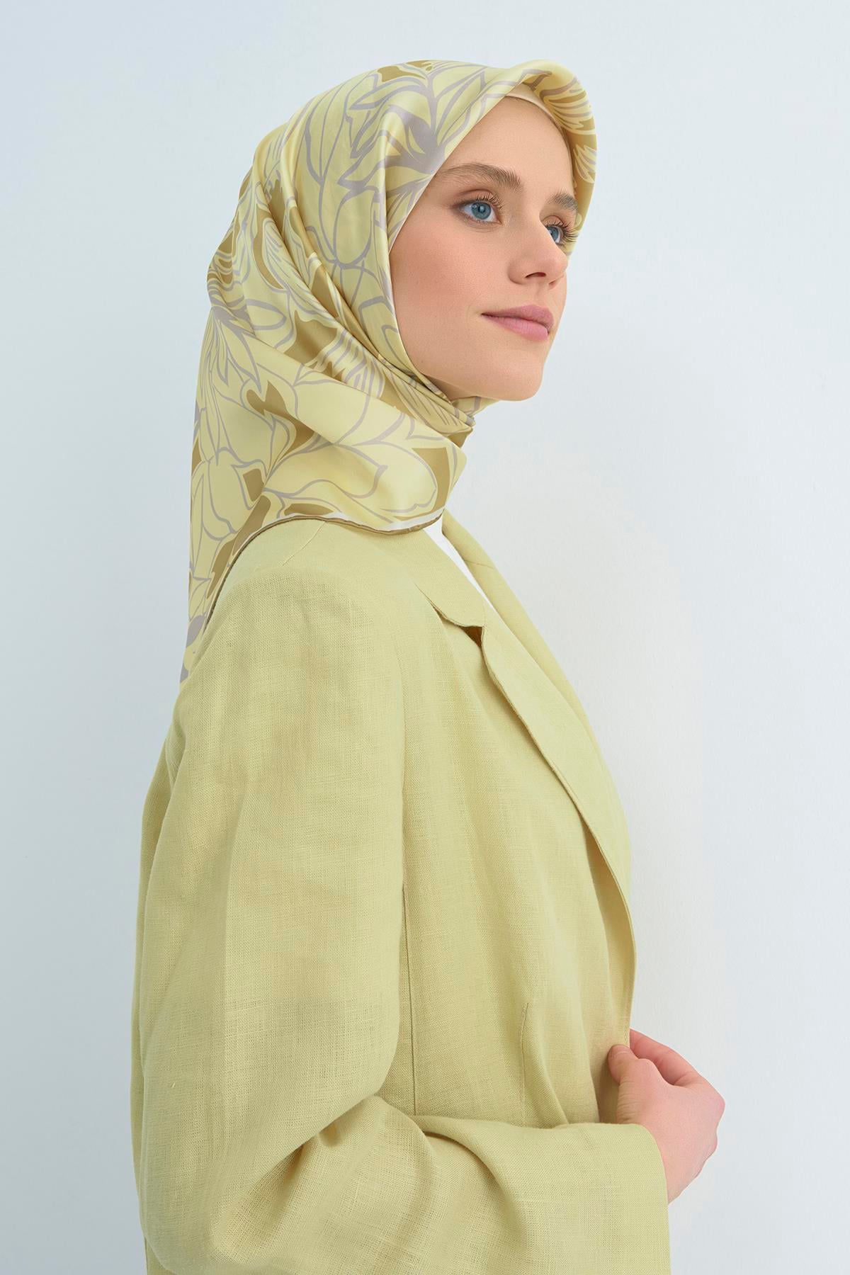 Armine Saten İpek Eşarp 9539D E26YA9539D01-34