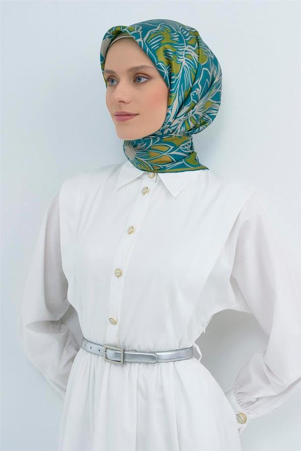 Armine Saten İpek Eşarp 9539D E26YA9539D01-80