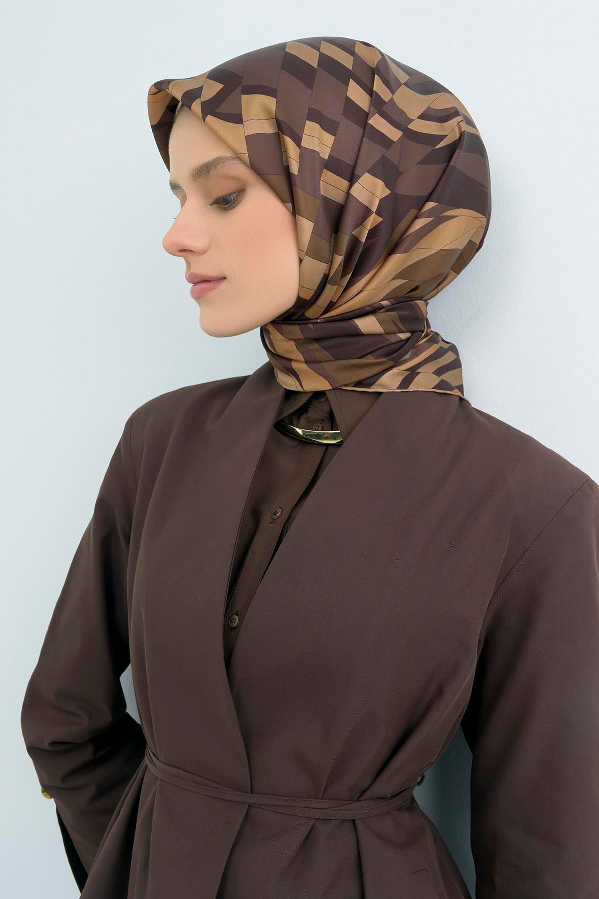 Armine Tivil İpek Eşarp 9507D E26YA9507D02-02