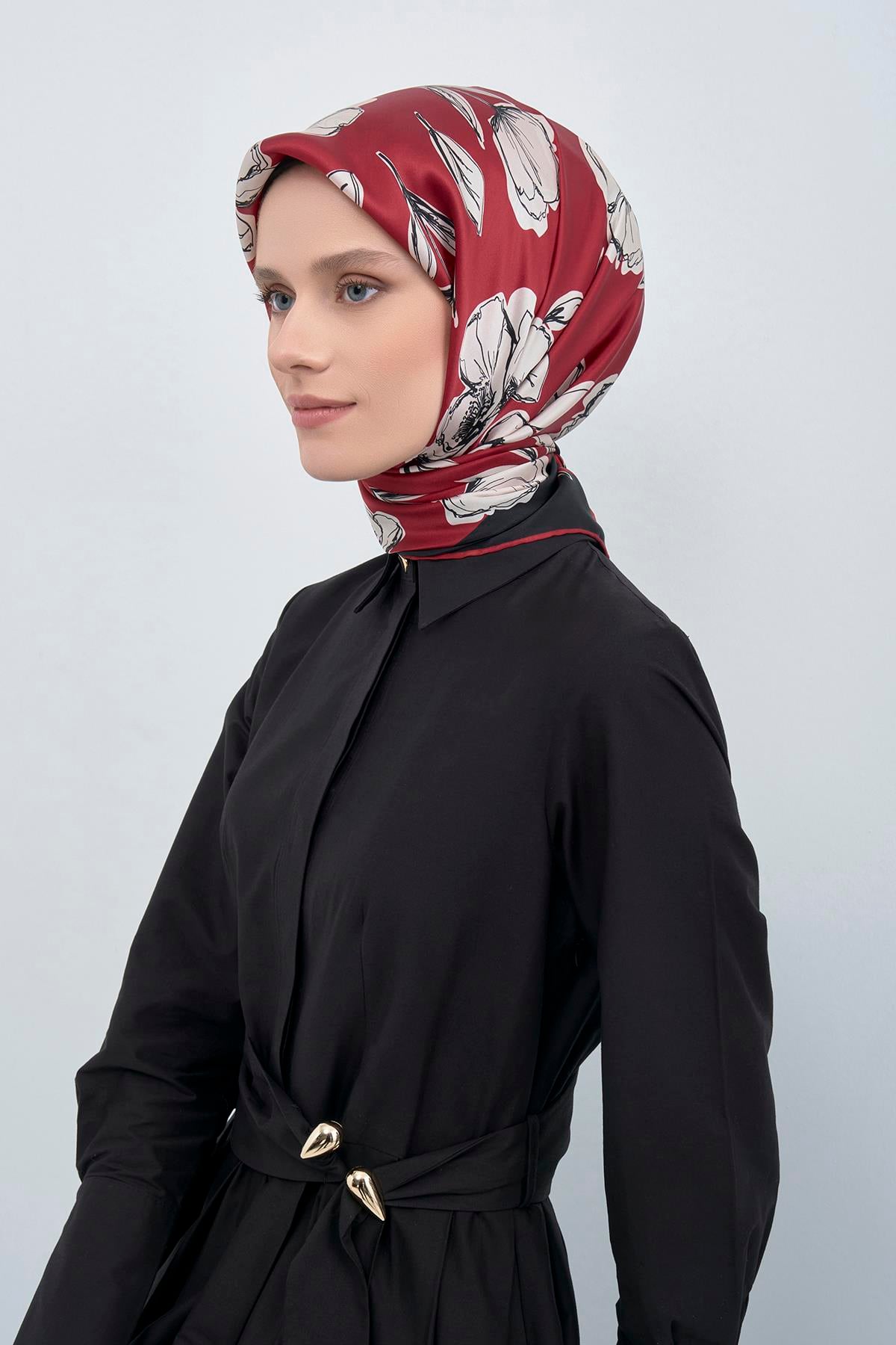 Armine Tivil İpek Eşarp 9536D E26YA9536D02-34