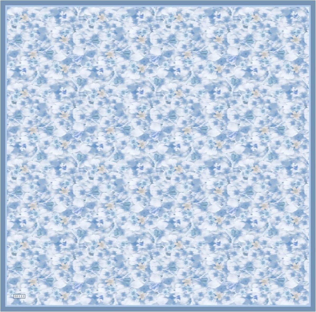 Belli Çiçek Desen Tivil İpek Eşarp 4319 E26YA4319D01-85