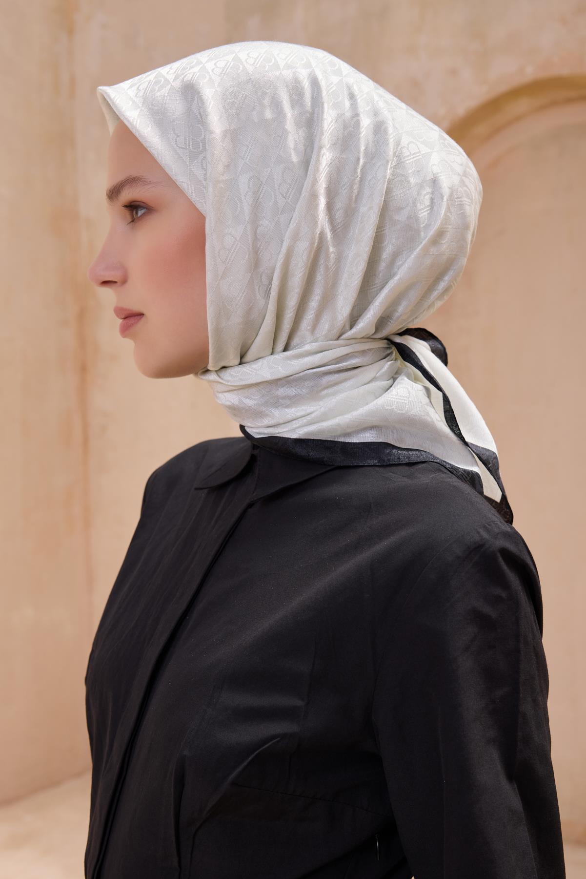 Belli Fresh Jakarlı Monogram Eşarp S00OA0444451-02