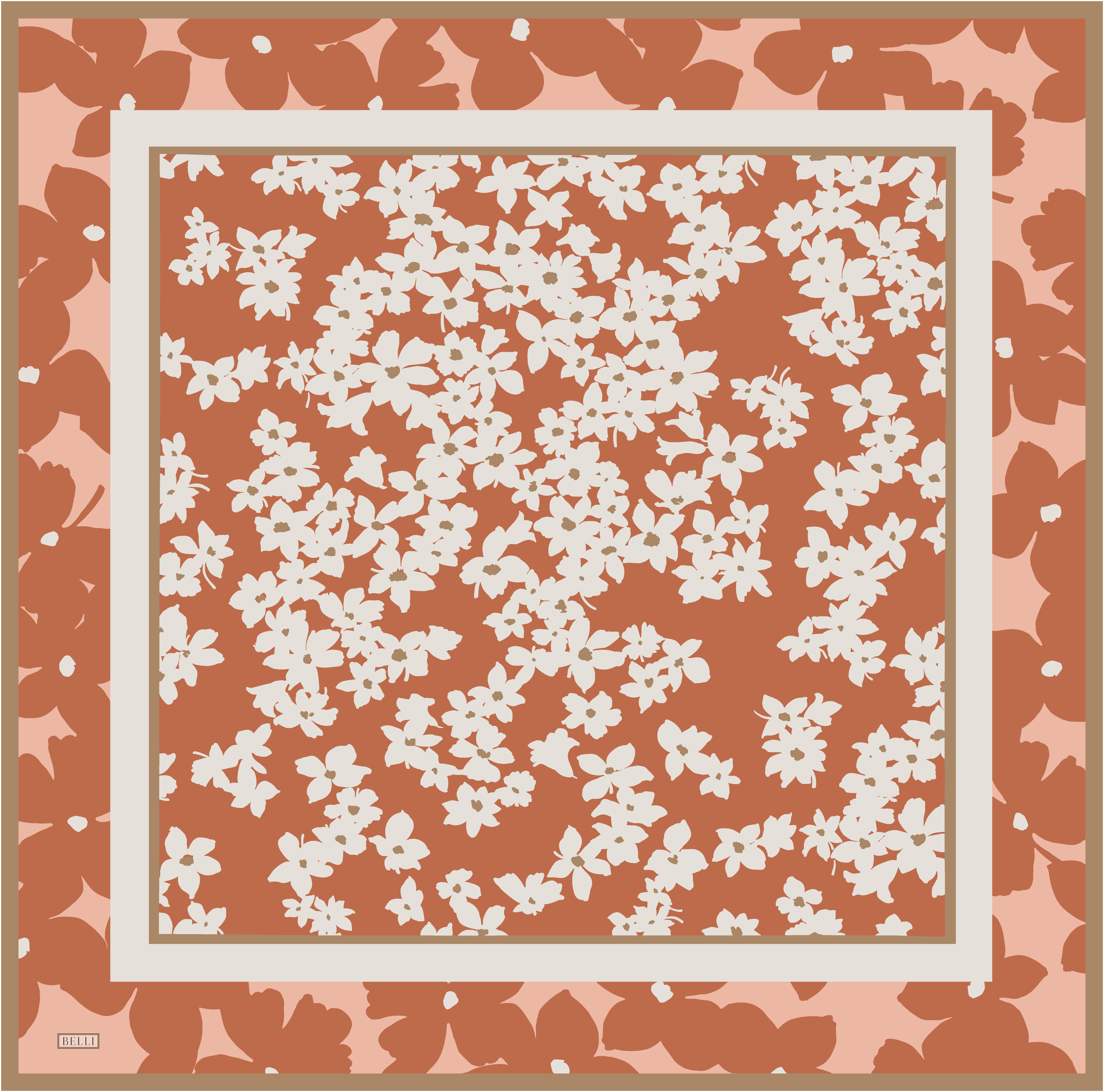 Belli Tivil İpek Eşarp 4044D E24YA4044D01-01