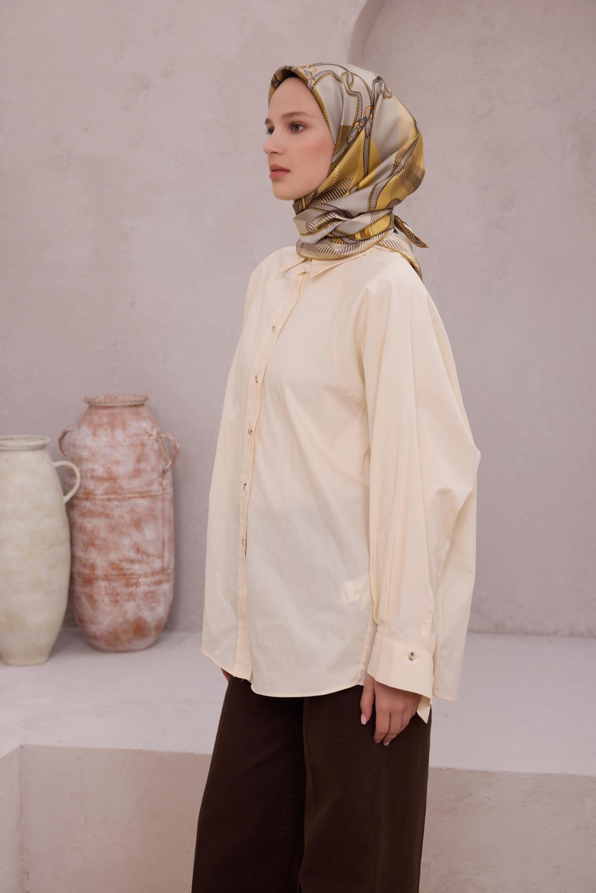 Belli Tivil İpek  Eşarp 4206D-34