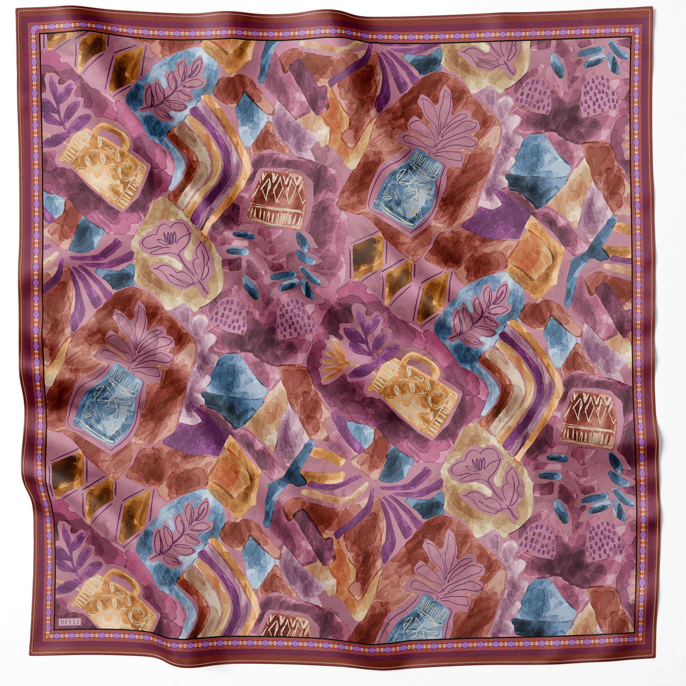 Belli Tivil İpek  Eşarp 4216D-52