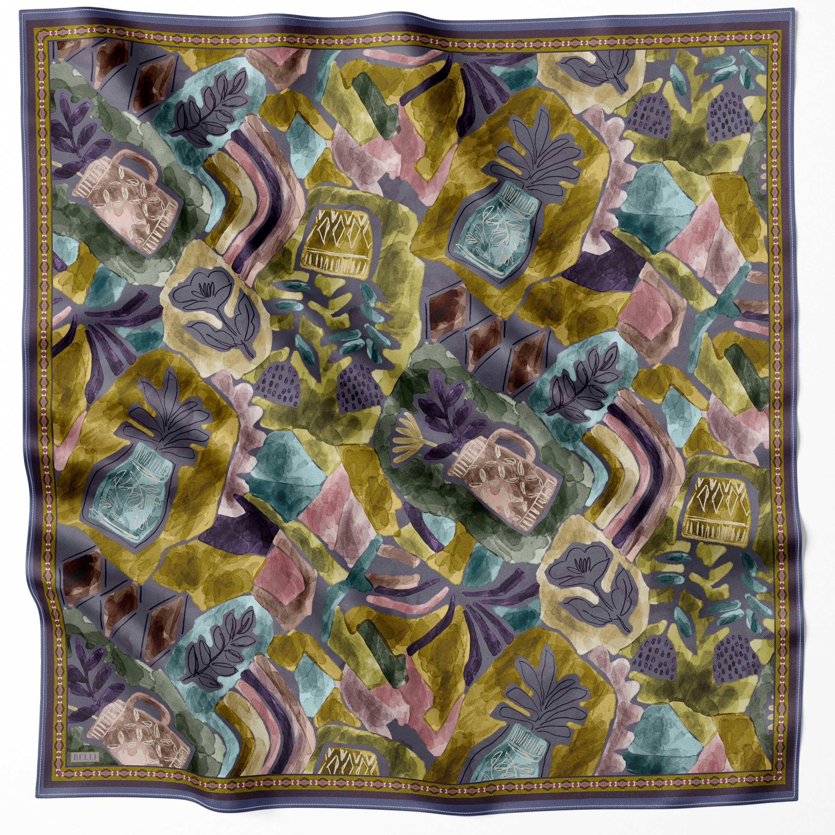 Belli Tivil İpek  Eşarp 4216D-53