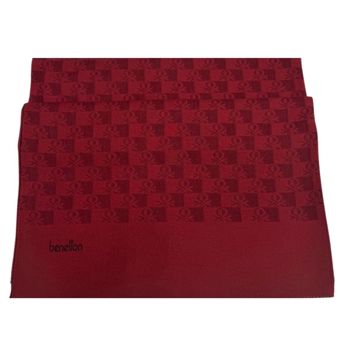 Benetton Elegante Tre Şal 1027-Bordo