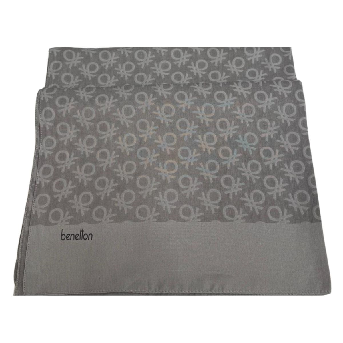Benetton Elegante Uno Şal 01023-Yeni Gri