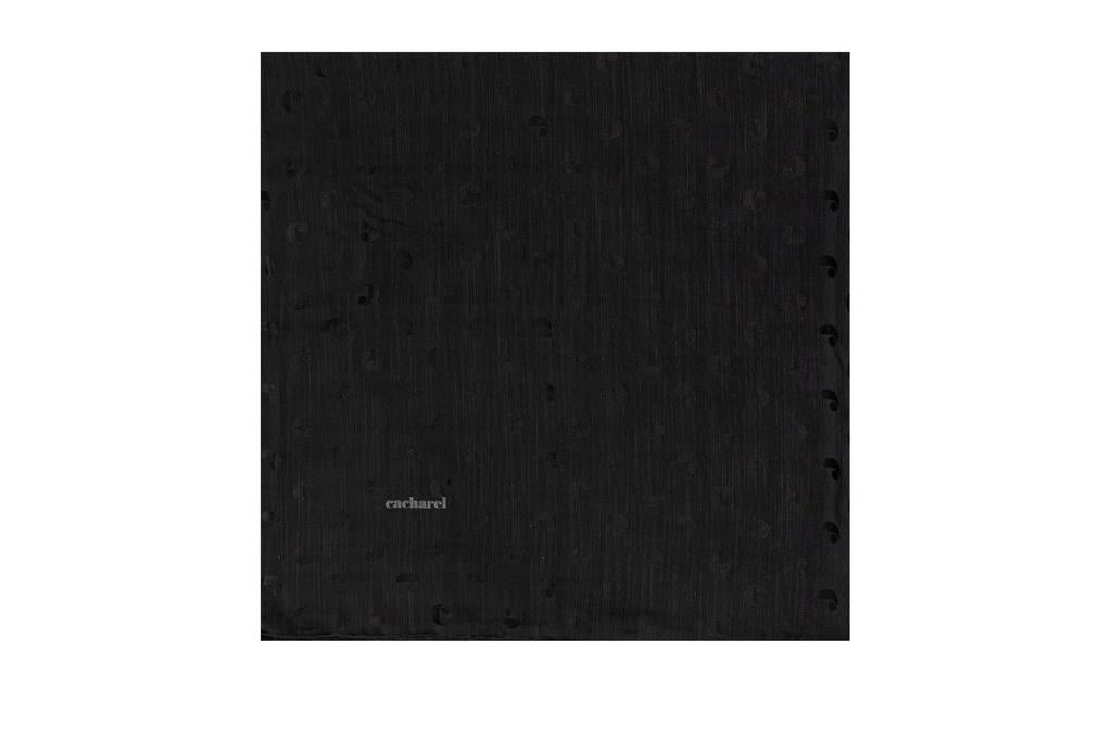 Cacharel Logolu İpek Koton Jakar Eşarp 8932980-911