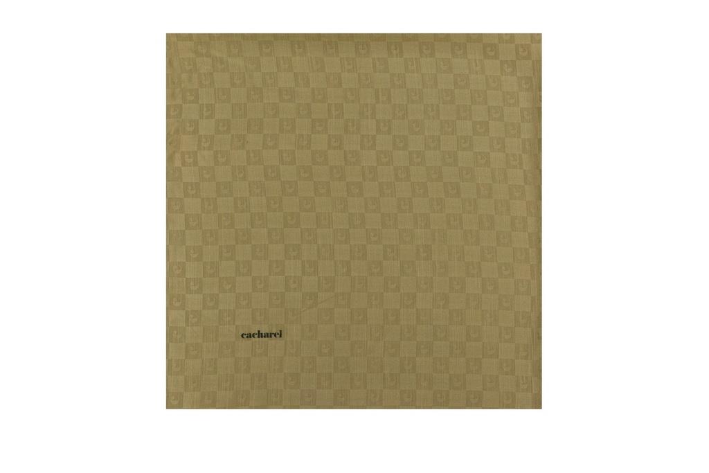 Cacharel Logolu İpek Koton Jakar Eşarp 8932982-954